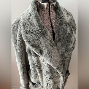 Vintage Sonia Rykiel faux fur grey jacket size M